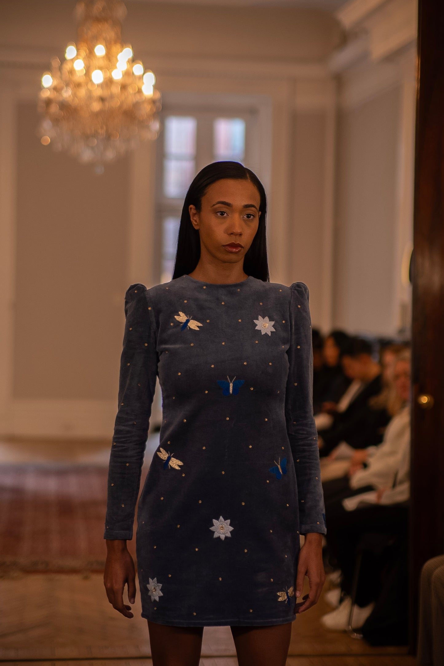 The Celeste Midnight Velvet Mini