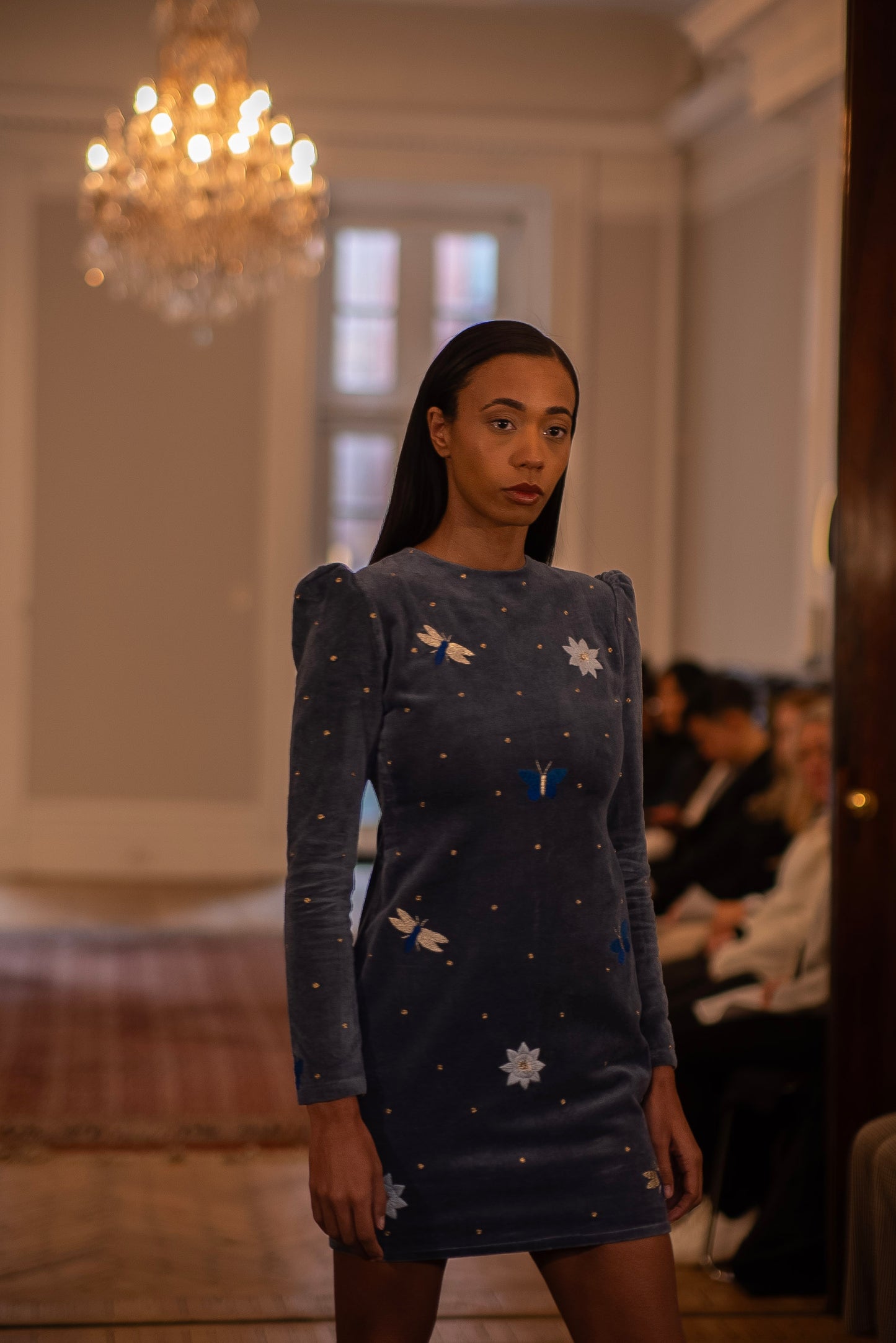 The Celeste Midnight Velvet Mini